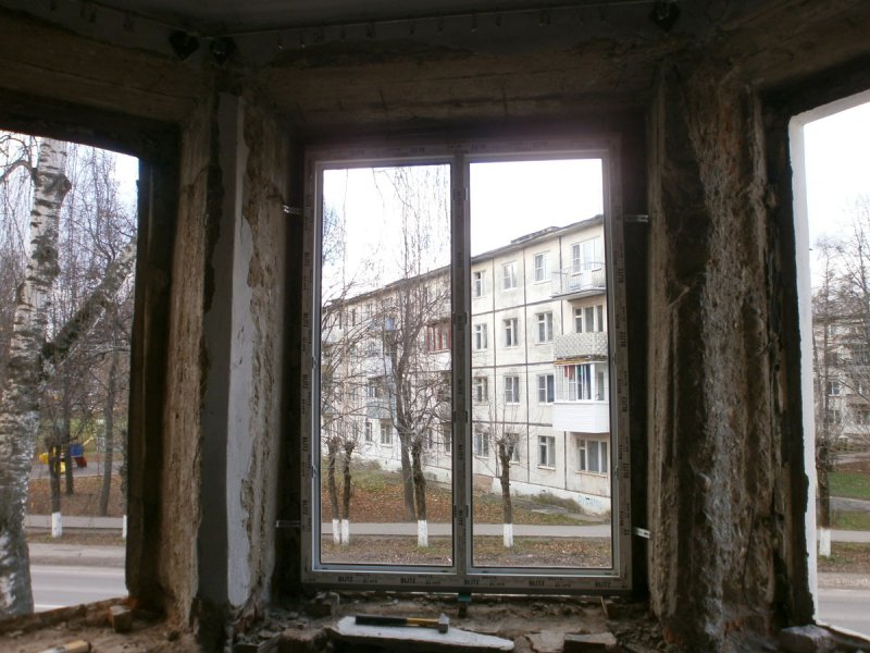 Фотографию окон сталинских домов вот такие высокие