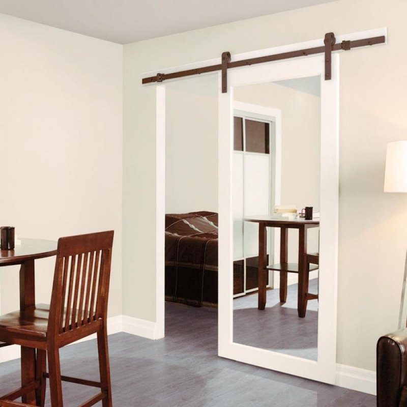 Barn Door с зеркалом