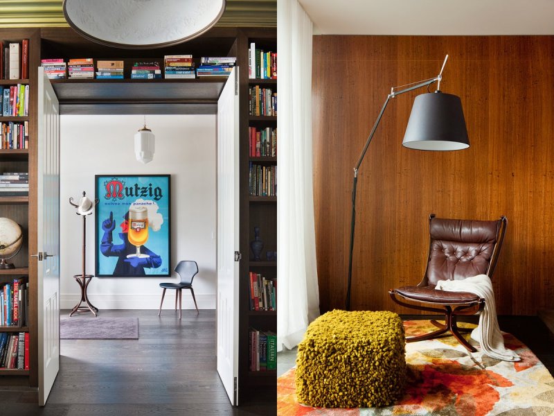 Дизайн Bookshelf+sitting place