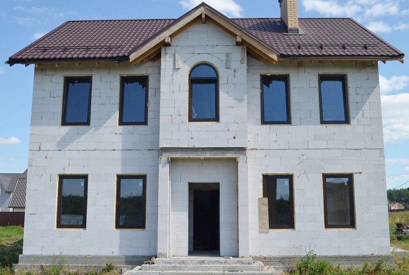 Дом из газосиликатных блоков