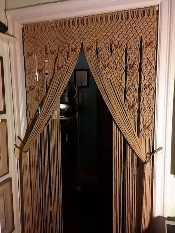 Макраме куртайн