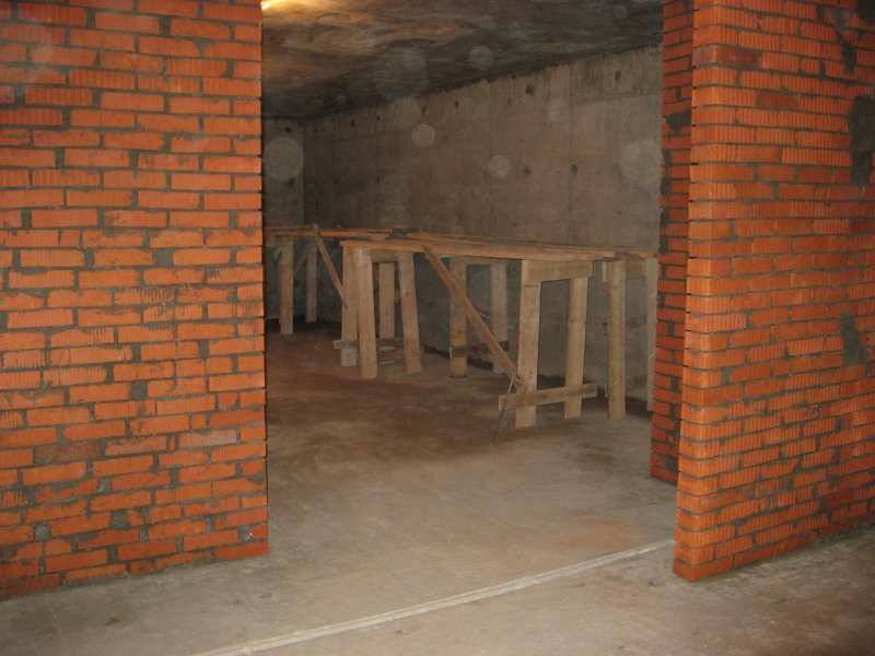 Перегородки из кирпича