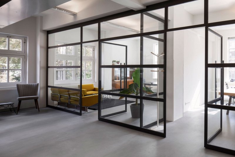 Стеклянные перегородки Loft