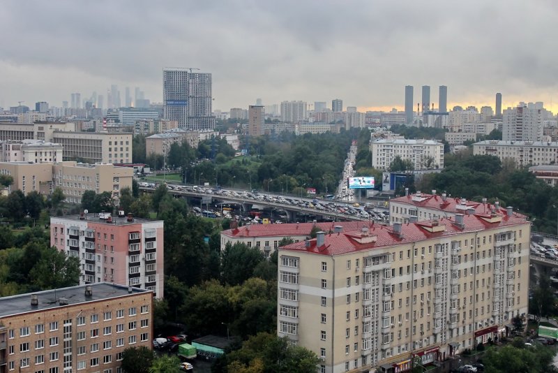 Отель космос вид из окна