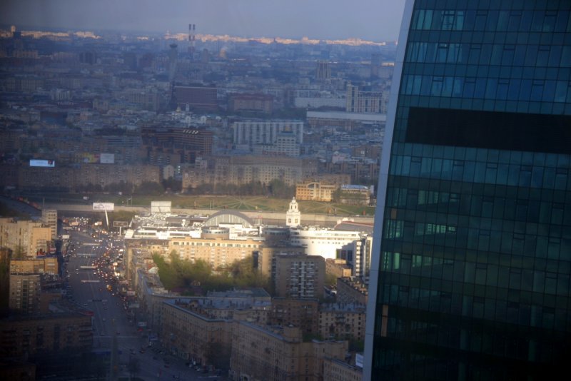 Вид с 30 этажа Москва