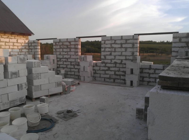 Развалины из газосиликата