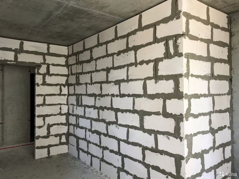 Межкомнатные стены из газобетонных блоков