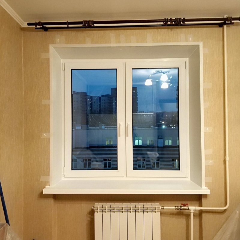 Пластиковые окна Rehau в окне