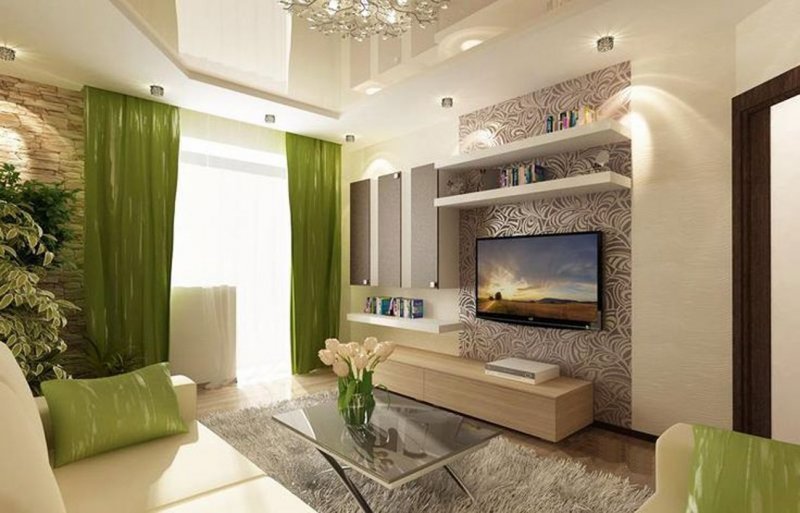 Интерьер гостиной 14м2