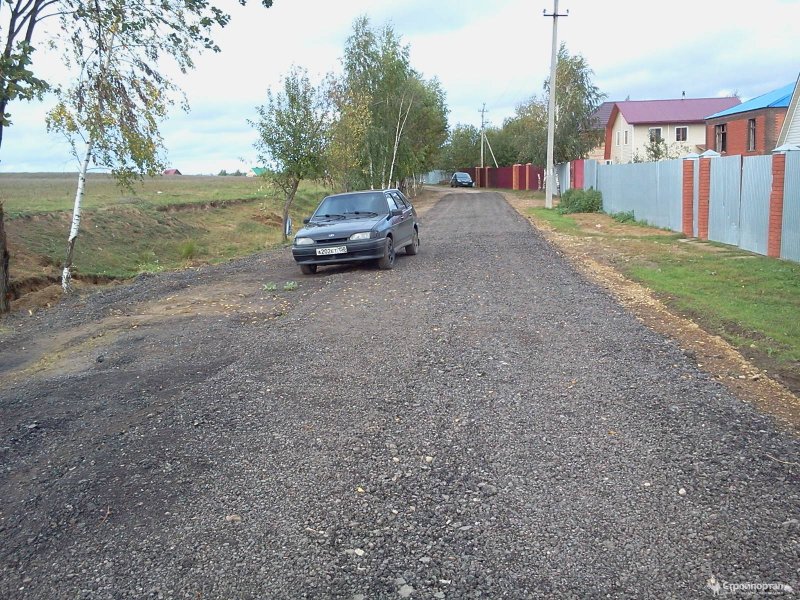 Асфальтовая крошка на дачном участке