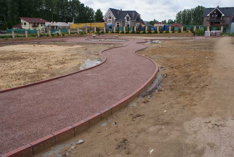 Дорожки из гранитного отсева