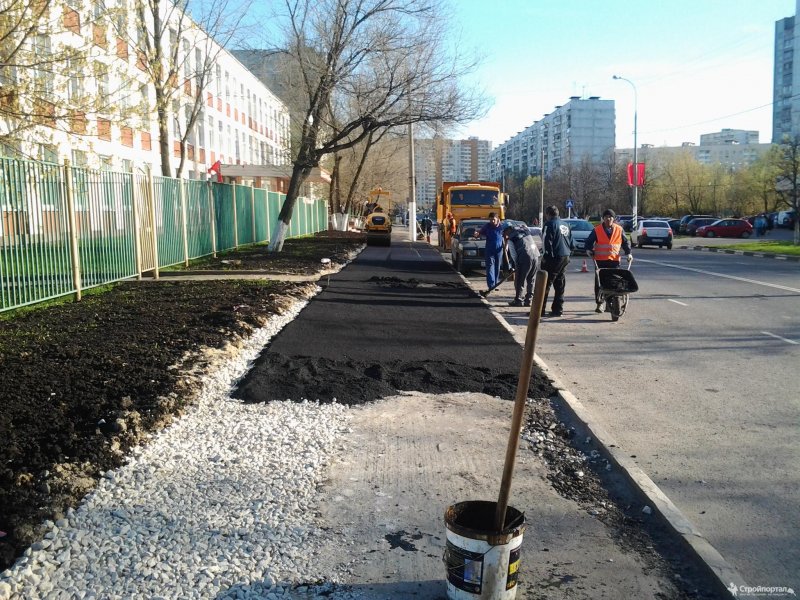 Благоустройство тротуаров