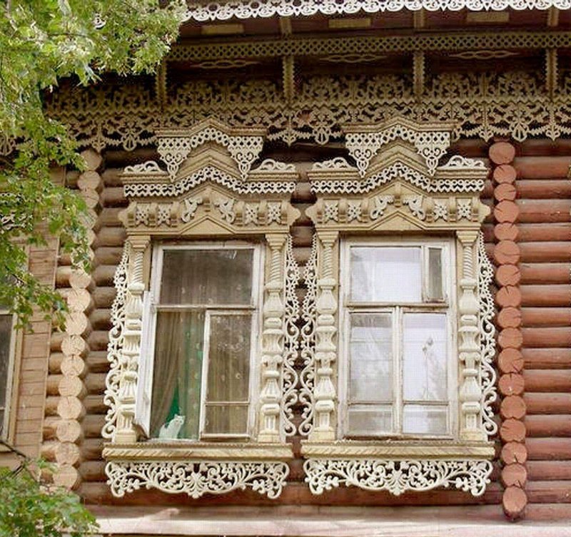 Дом купца Шорина наличники