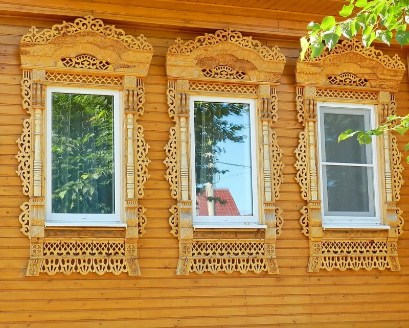 Тульский резной наличник