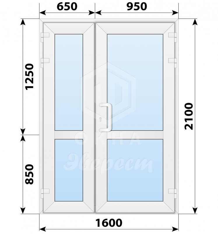 VEKA дверь ПВХ 2100х900
