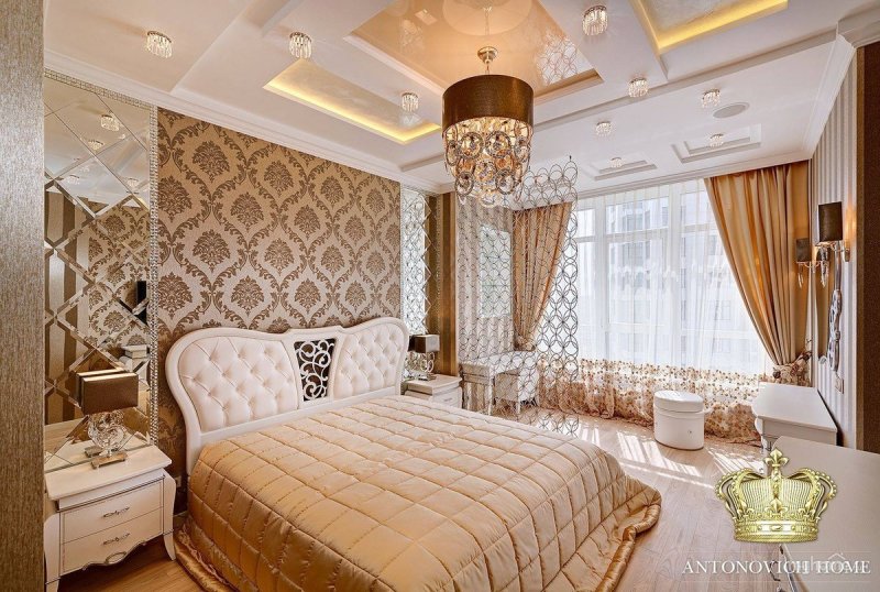 Золотой цвет в интерьере