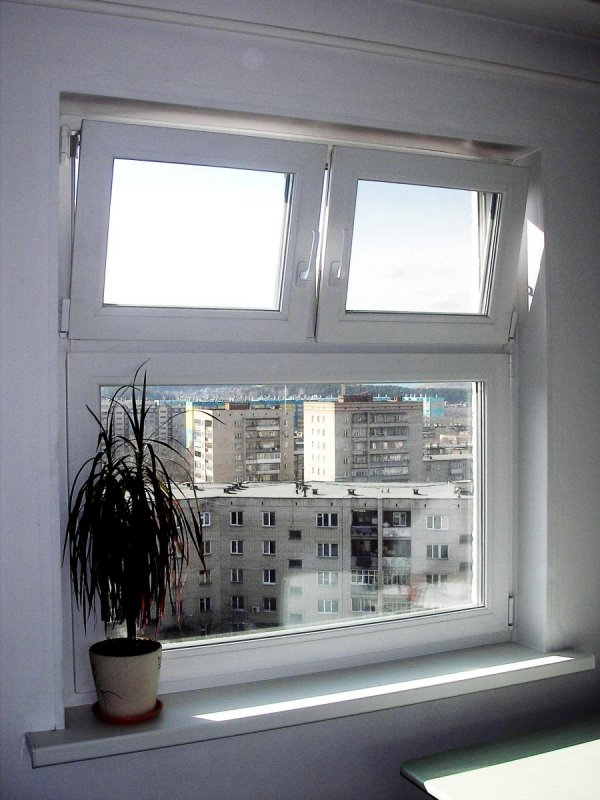 Пластиковые окна с форточкой