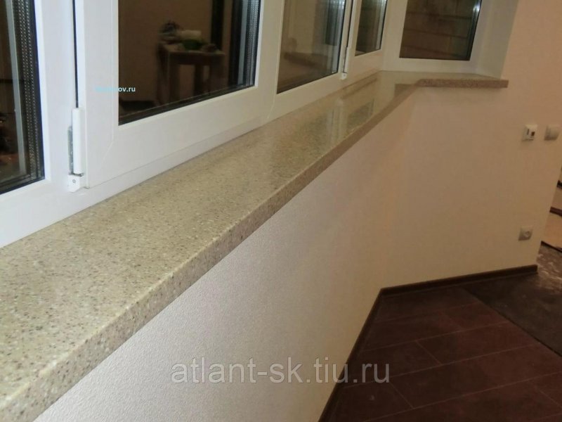 Подоконник из керамогранита 1200х300
