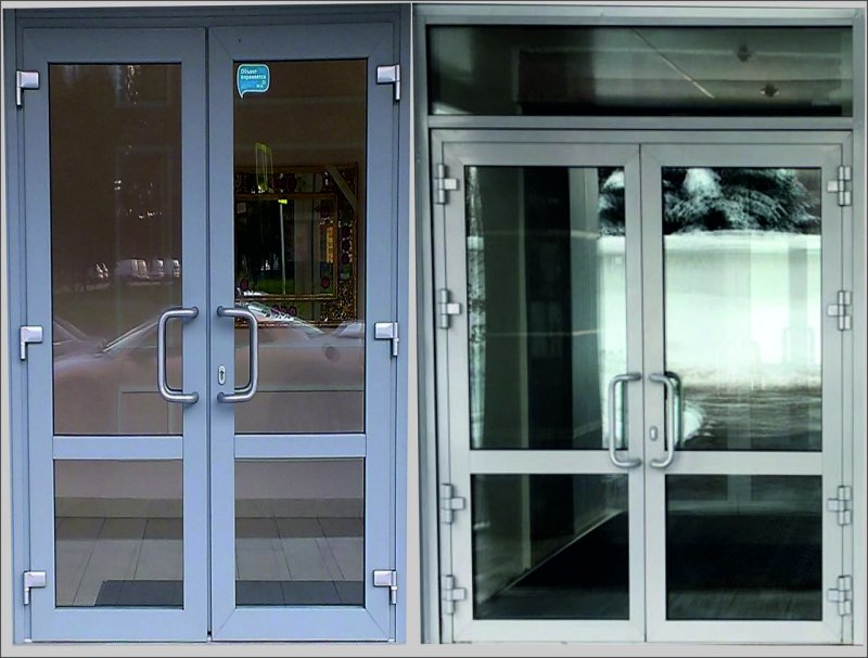Дверь штульповая ALUTECH w62
