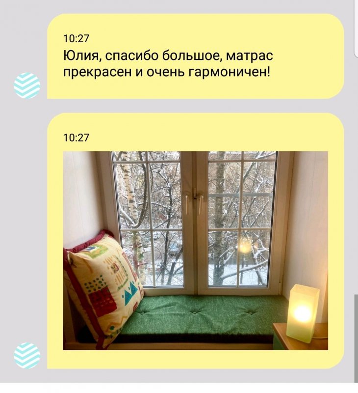 Матрасик на подоконник для кошки