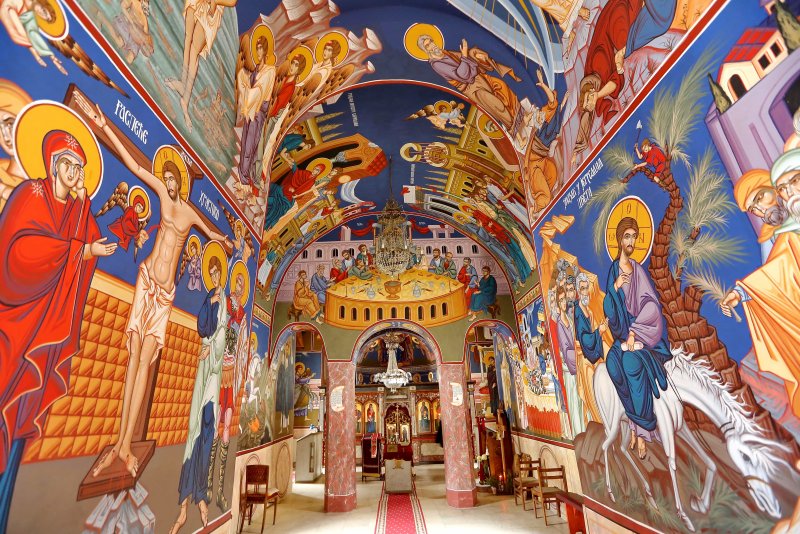 Фреска, храм, базилика Кипр