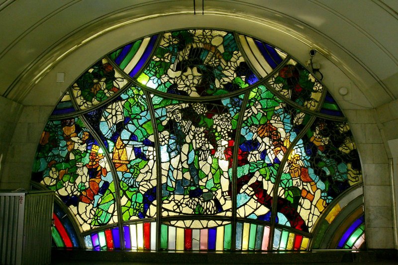Мозаика в Московском метро