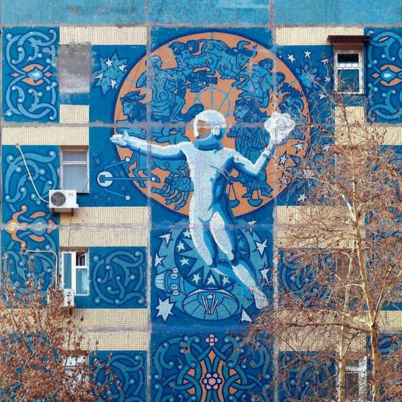 Смальта мозаика архитектура СССР