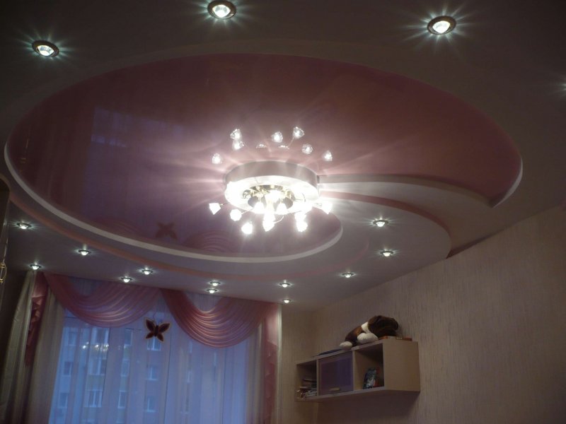 Комбинированные потолки