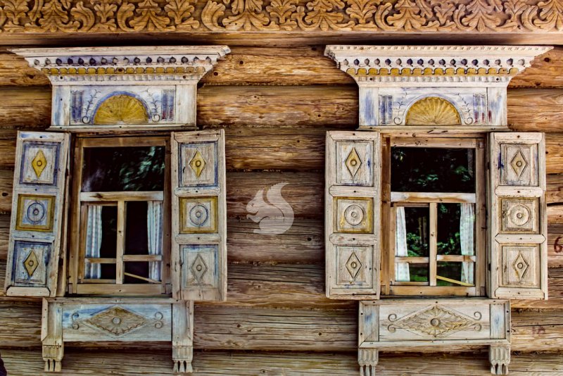 Расписные наличники