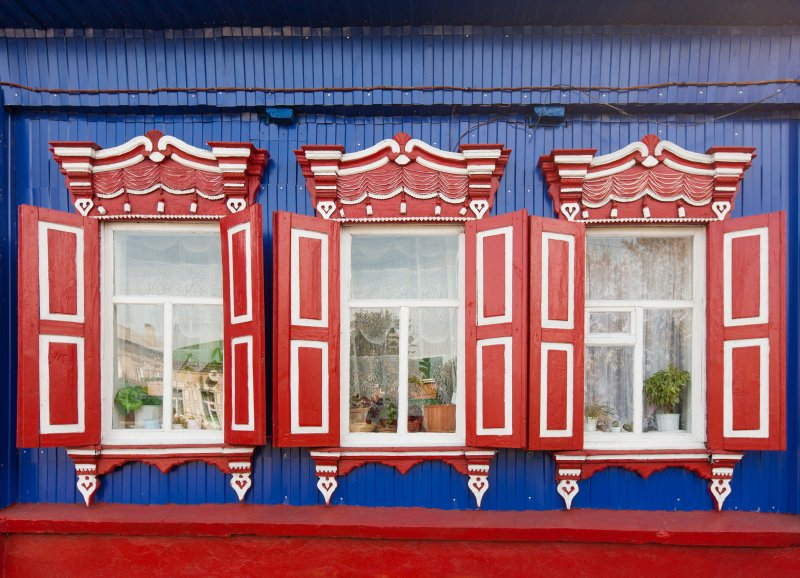 Деревенские наличники