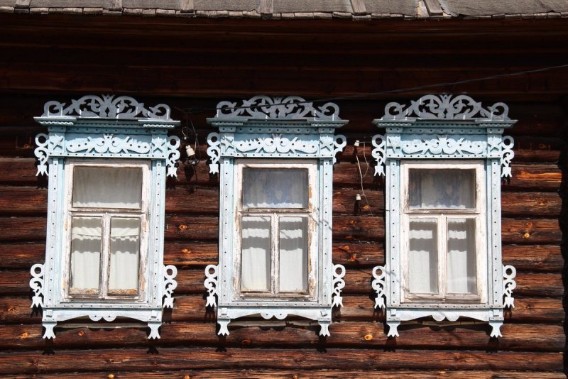 Славянские наличники на окна