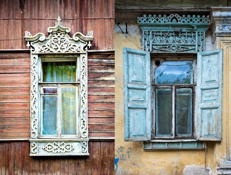 Старые наличники на окна