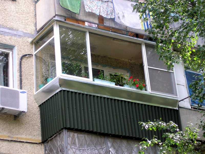 Балкон без остекления