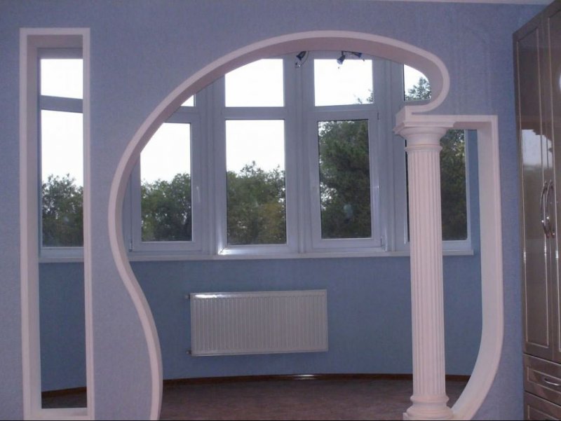 Фигурные перегородки из гипсокартона