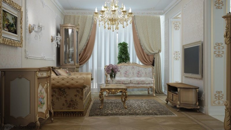 Рокко Барокко стиль интерьера