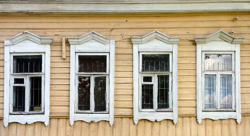 Старые наличники на окна
