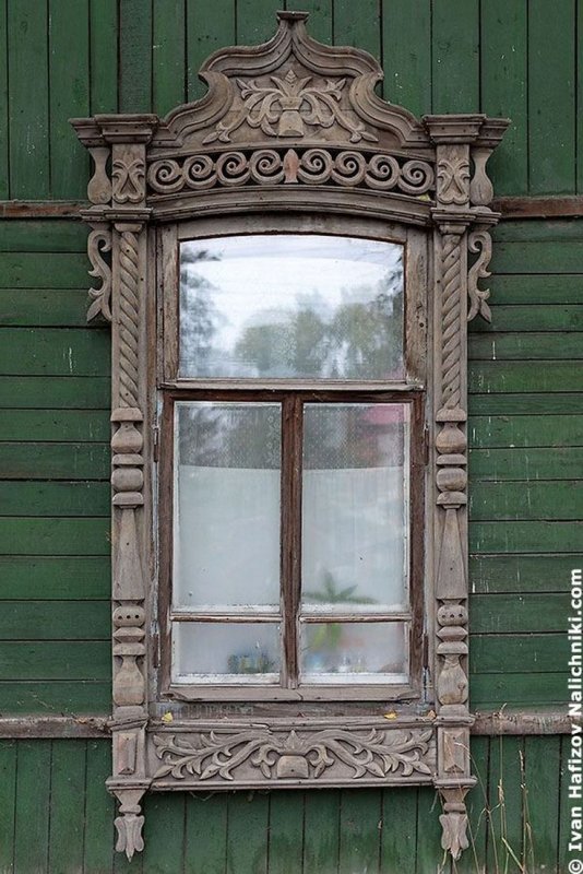 Деревянное зодчество Томск наличники окна