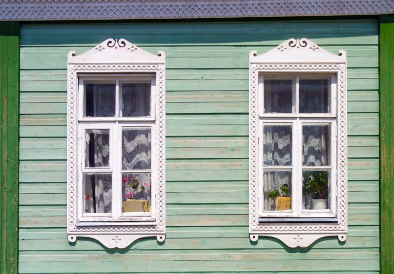 Старые наличники на окна