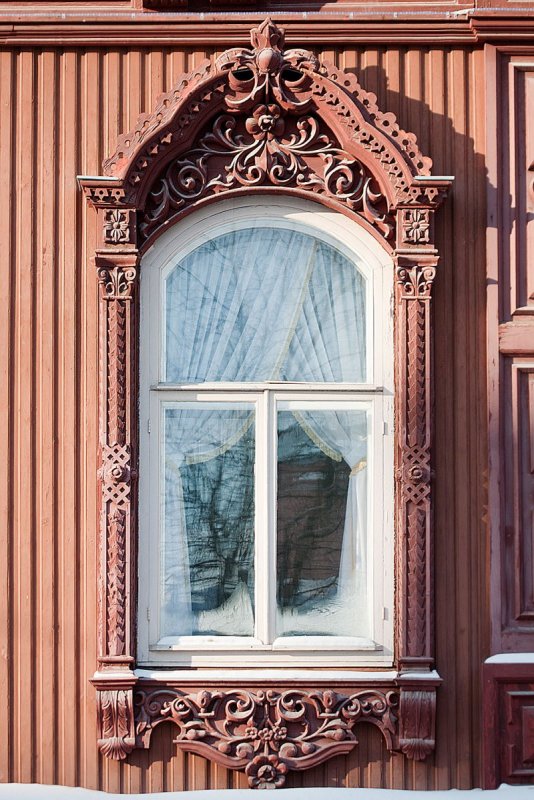 Дом Буркова Тюмень наличники