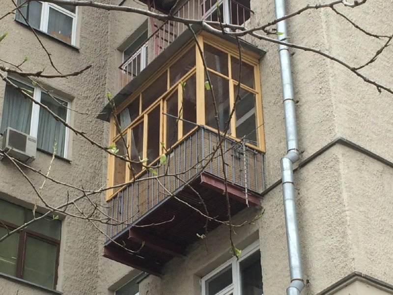 Французский балкон в сталинке