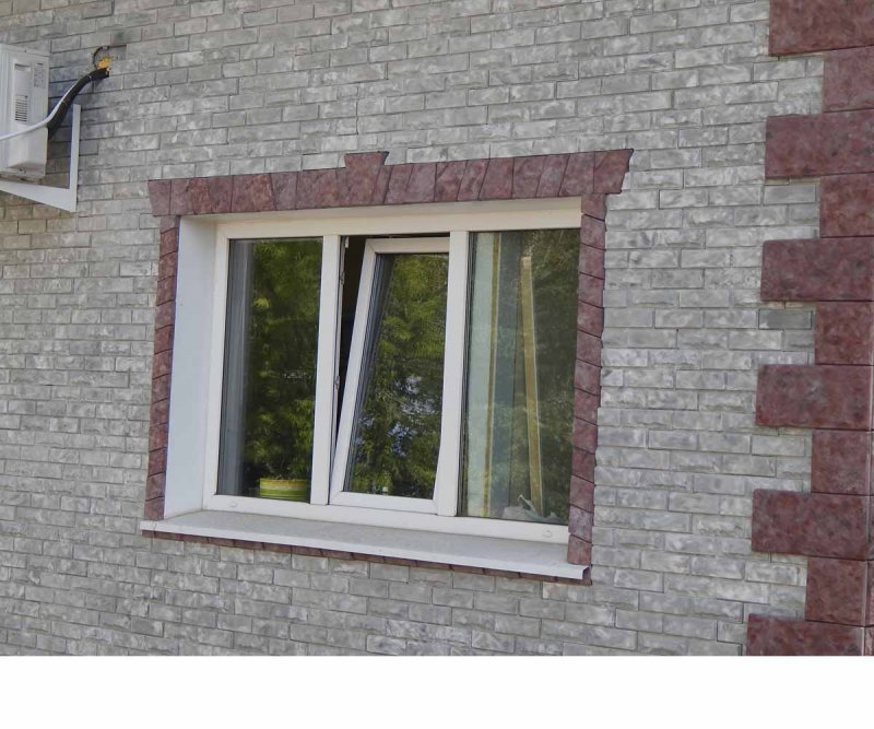 Отделка окон снаружи