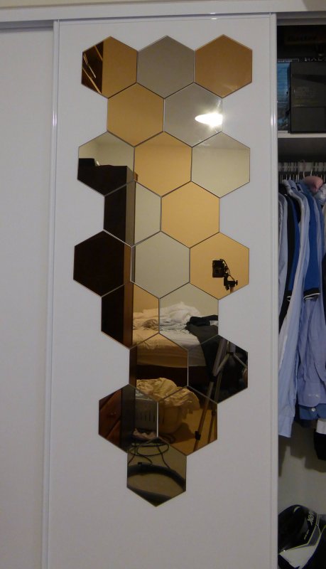Шестигранные зеркала ikea
