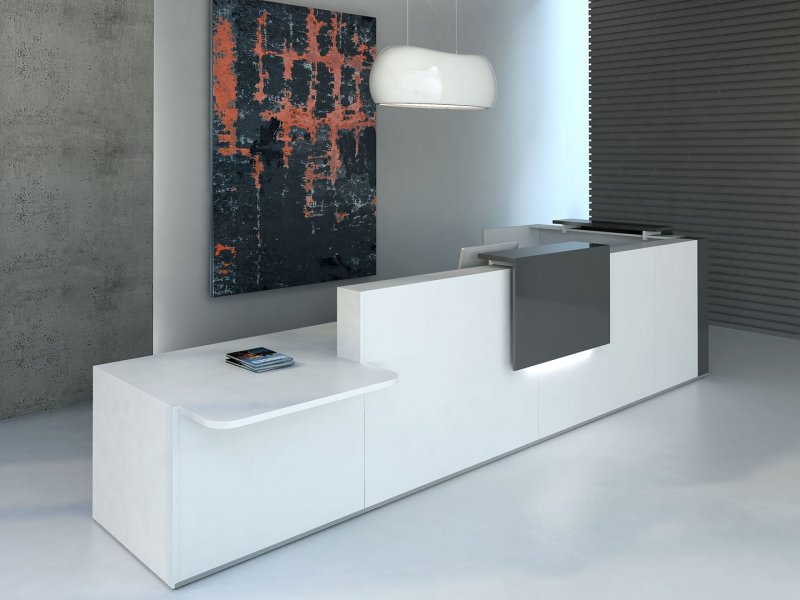 Стойка ресепшн Esedra 2500*800 IVM