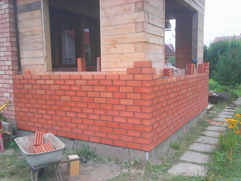 Обложить дом кирпичом