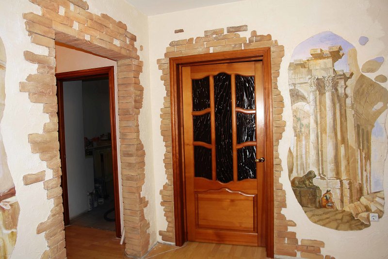 Арки Отделанные декоративным камнем