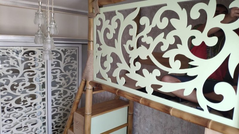 Резные перегородки из фанеры