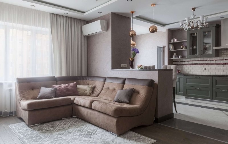 Кухня с гостинной 30кв