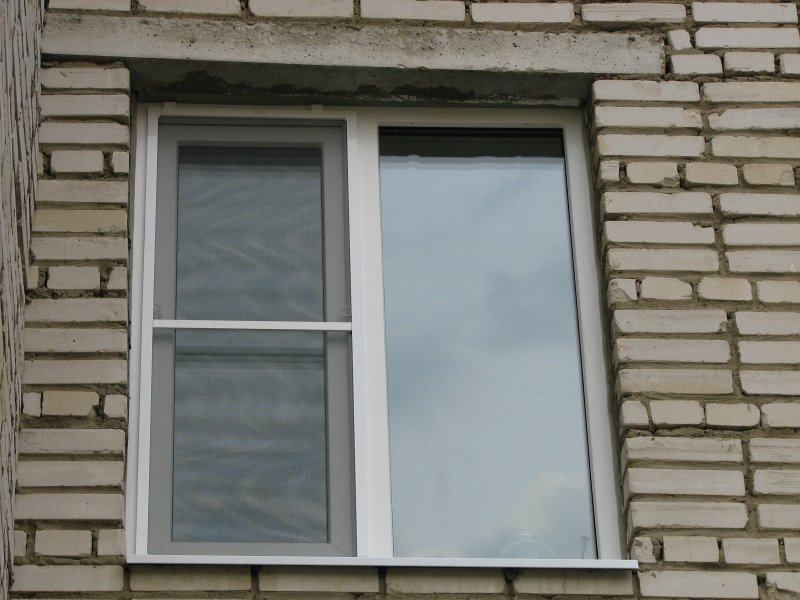 Пластиковое окно вид с улицы