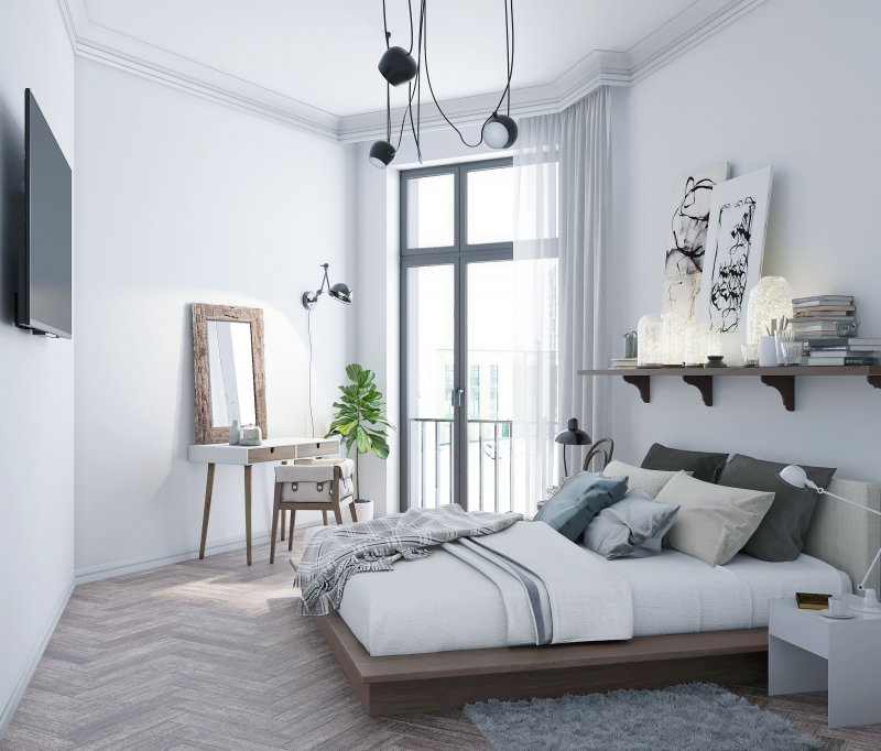 Malm МАЛЬМ комод с 4 ящиками, белый80x100 см