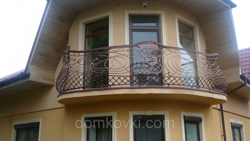 Французский балкон кованый
